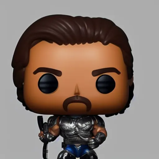 Image similar to very intricate photorealistic photo of a arnold schwarzenegger funko pop on a white background, award - winning details ”