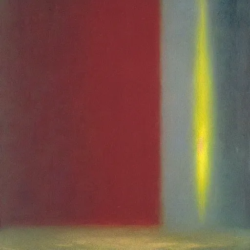 Image similar to the abstract painting'void whimsy ', by caspar david friedrich!!!, by rothko!!!