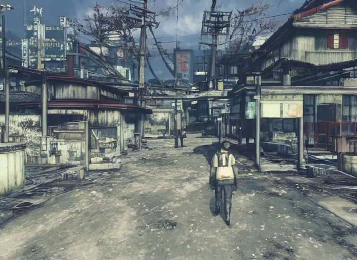 Prompt: japan in fallout 4