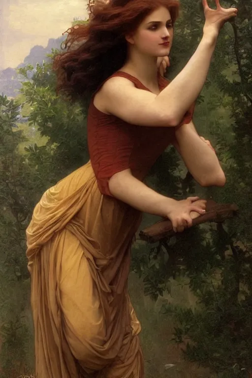 Prompt: Jean Grey from the X-Men William Adolphe Bouguereau