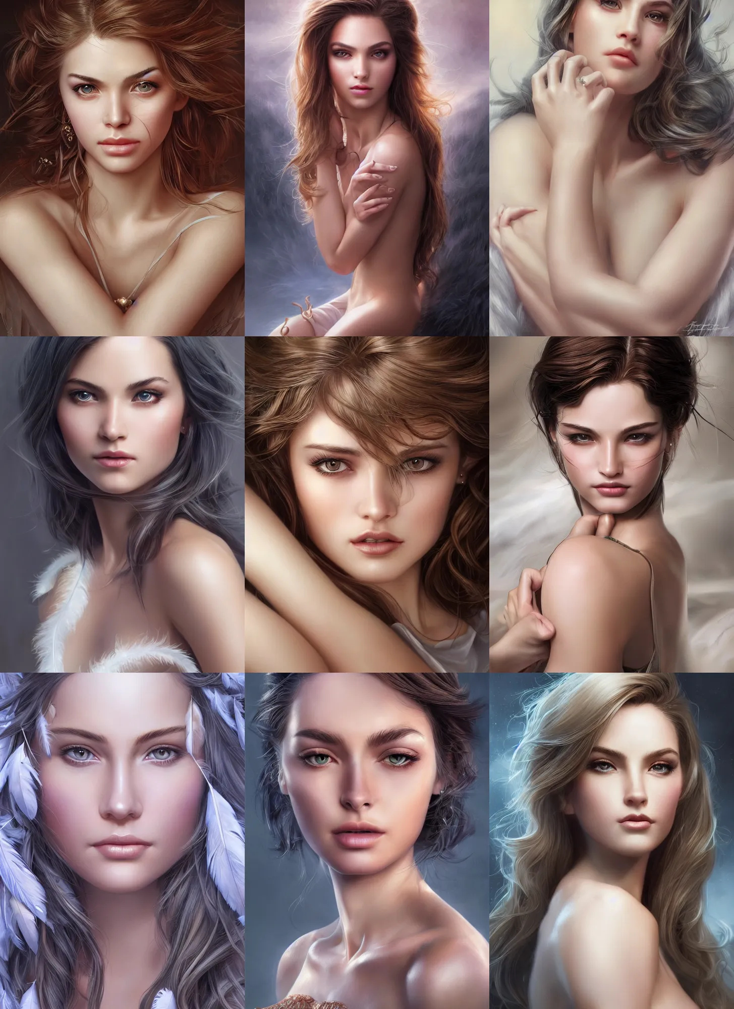 Prompt: a gorgeous female photo, professionally retouched, award winning, hyperdetailed, ray tracing, soft lighting, feather hair, realistic, smooth face, perfect eyes, wide angle, sharp focus on eyes, 8 k high definition, insanely detailed, intricate, elegant, art by artgerm and greg rutkowski and j scott campbell