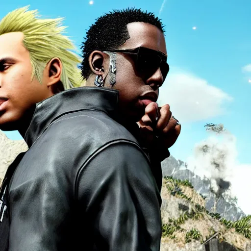 Image similar to Puff Daddy in Final Fantasy XV