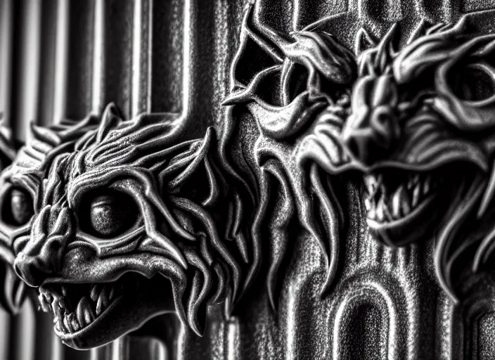 Image similar to photo of a real life photorealistic cerberus guarding the gates to the underworld. fantasy horror style. highly detailed 8 k. intricate. lifelike. soft light. nikon d 8 5 0 5 5 mm. dof. cinematic post - processing.