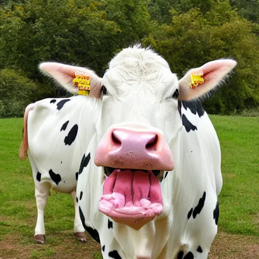 Image similar to laughing cow