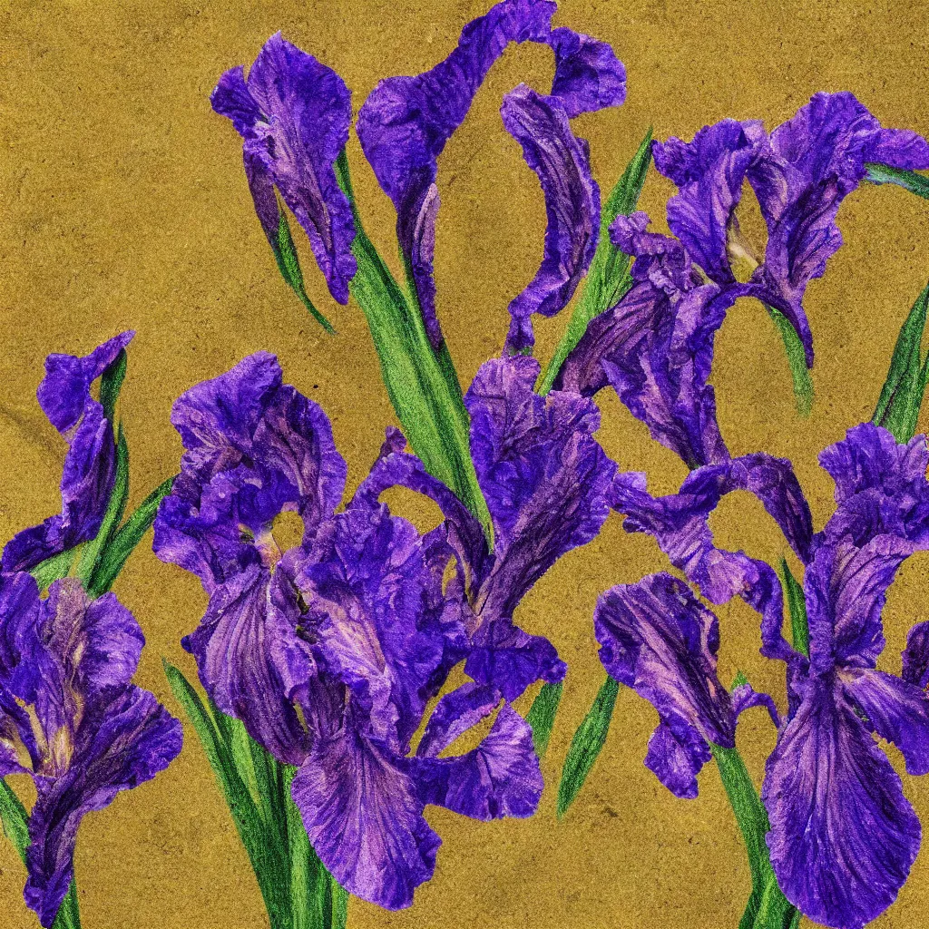 Image similar to iris texture on a palette, 4k