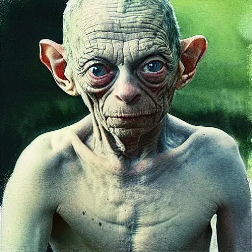 Prompt: “An Andrew Wyeth painting of Gollum”