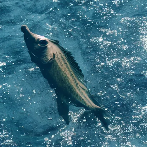 Image similar to photo of a fish in the ocean that looks like a horse