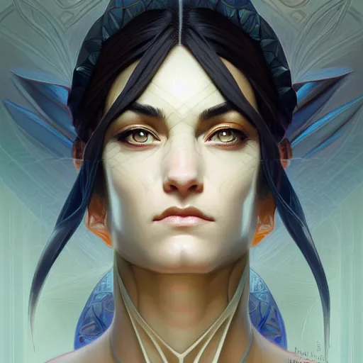 Image similar to symmetry!! intense portrait of broli, intricate, elegant, highly detailed, my rendition, digital painting, artstation, concept art, smooth, sharp focus, illustration, art by artgerm and greg rutkowski and alphonse mucha