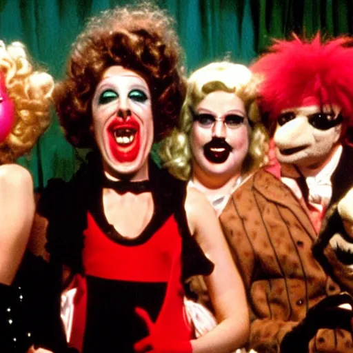 Image similar to rocky horror picture show with muppets