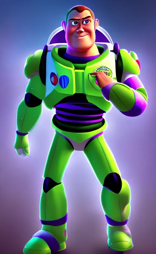 Image similar to kevin hart as buzz lightyear, dynamic lighting, photorealistic fantasy concept art, trending on art station, stunning visuals, creative, cinematic, ultra detailed