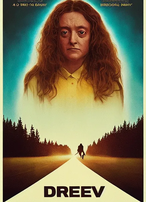 Image similar to a movie poster for hereditary ( 2 0 1 8 ), poster art by drew struzan, featured on reddit, retrofuturism, movie poster, reimagined by industrial light and magic, poster art
