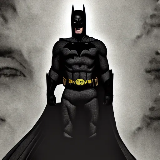 Image similar to batman starring as jack in breaking bad. full body. oil on canvas. intricate. 8 k. highly professionally detailed. hdr. cgsociety