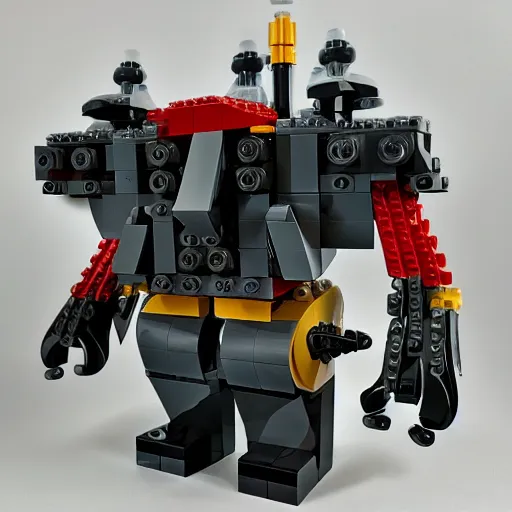 Prompt: lego bionical predator toy