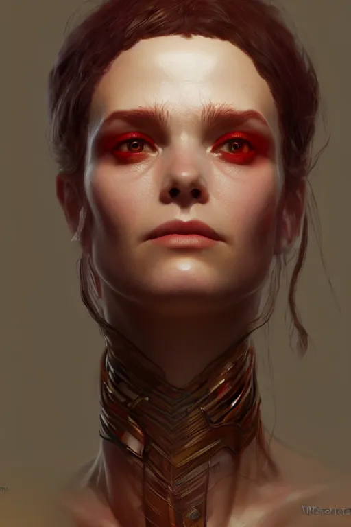 Image similar to Wanda Maximoff, au naturel, hyper detailed, digital art, trending in artstation, cinematic lighting, studio quality, smooth render, unreal engine 5 rendered, octane rendered, art style by klimt and nixeu and ian sprigger and wlop and krenz cushart