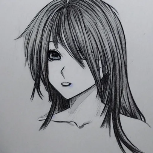 Image similar to anime girl perfectly drawn, very detailed