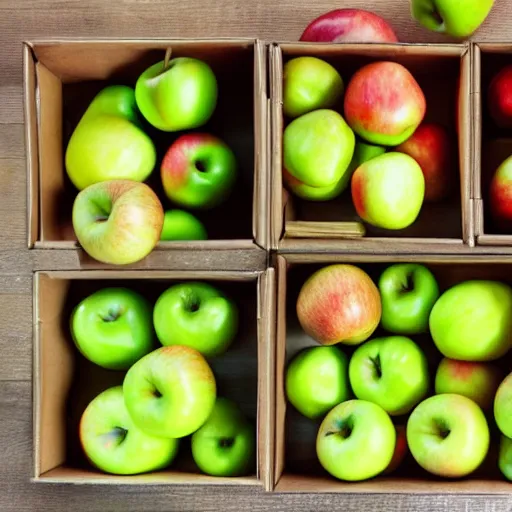 Image similar to three boxes, left have two apples, middle three apples, right have sum of previous two