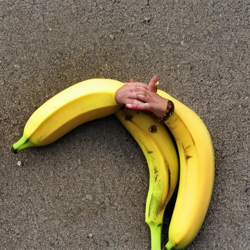 Prompt: human banana