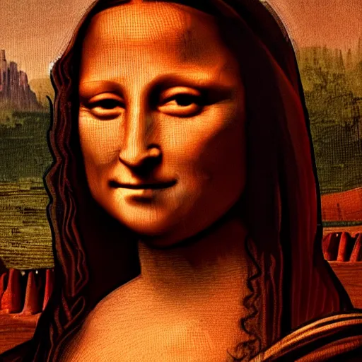 Image similar to mona lisa, red dead redemption 2