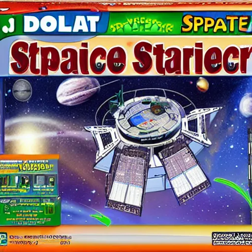 Prompt: dollar tree Space station
