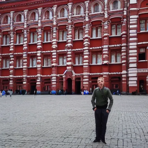 Image similar to epic photo giant kiwi standing on red square