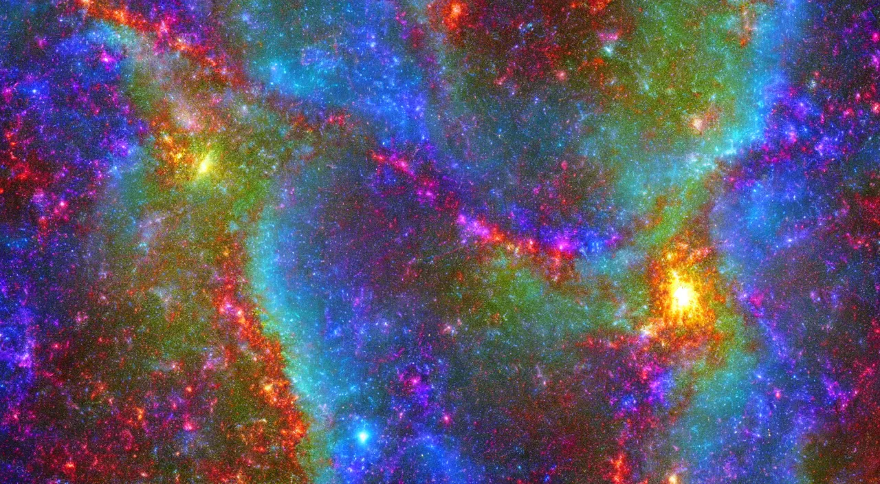 Image similar to endless fractal seen inside galaxies in outspace, hyperdetailed, 4 k