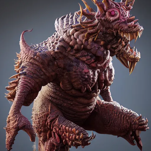 Prompt: The Xanathar, dnd monster, highly detailed, photorealism, substance 3d painter, texturing XYZ, Subsurface scattering, cinematic lighting, Unreal engine 5, octane render, cinema4d, vray, redshift, keyshot, Arnold render, marmoset toolbag,