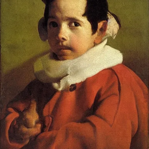 Prompt: a sparrow, by Diego Velázquez, oil on canvas