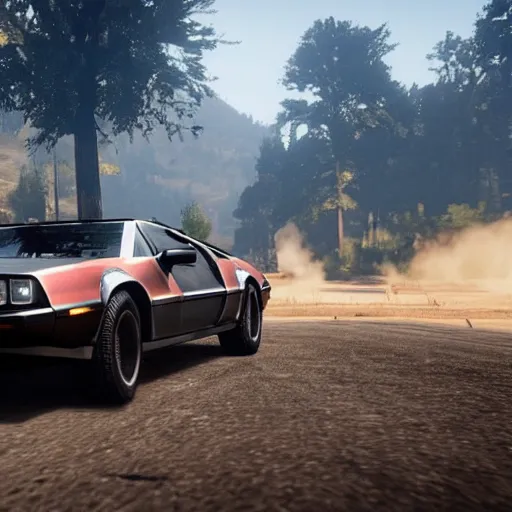 Image similar to delorean in red dead redemption 2