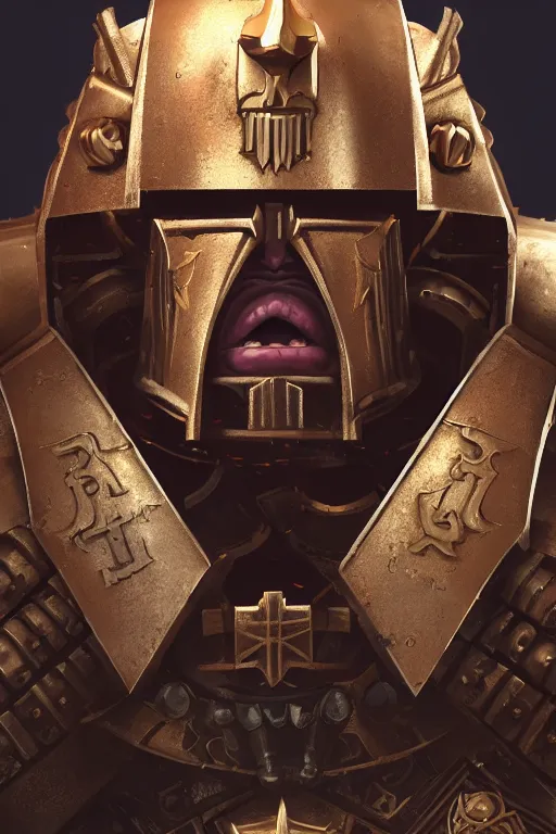 Image similar to queen portrait heros warhammer 4 0 k horus heresy fanart - the primarchs emperor by johannes helgeson animated with vfx concept artist & illustrator global illumination ray tracing hdr fanart arstation zbrush central hardmesh 8 k octane renderer comics stylized