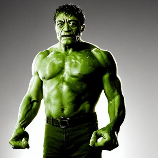 Image similar to Giancarlo Esposito as the Hulk