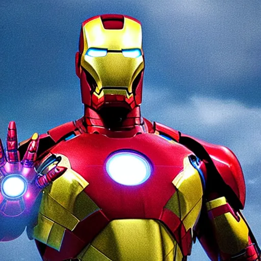 Image similar to photoshop artwork of iron man