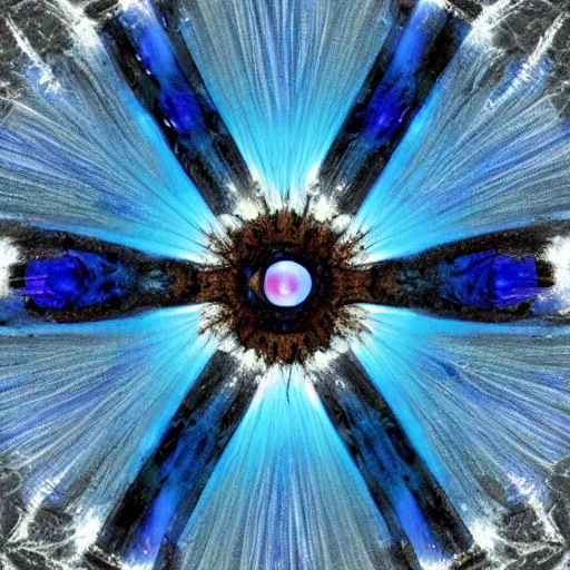 Image similar to blue crystal exploding, 4k (blue)!!, double exposures on 35mm film!, scissor people, scalier skin for moisture retention, adapted to a drier climate, x-chromosome pair of steel scissors joined in the center, Genetic isolation with different environmental pressures yields a variant of yautja by michael vincent, alien anatomyArt by Joel peter Witkin, art by hr Geiger, art by Brom, art by Todd McFarlane, 8k concept art, low poly, cinematic, horror, monsters, fur, shadows, full color, best practice, creature, cinematographic, cinematic, hyper realistic, detailed, 8k, octane render.