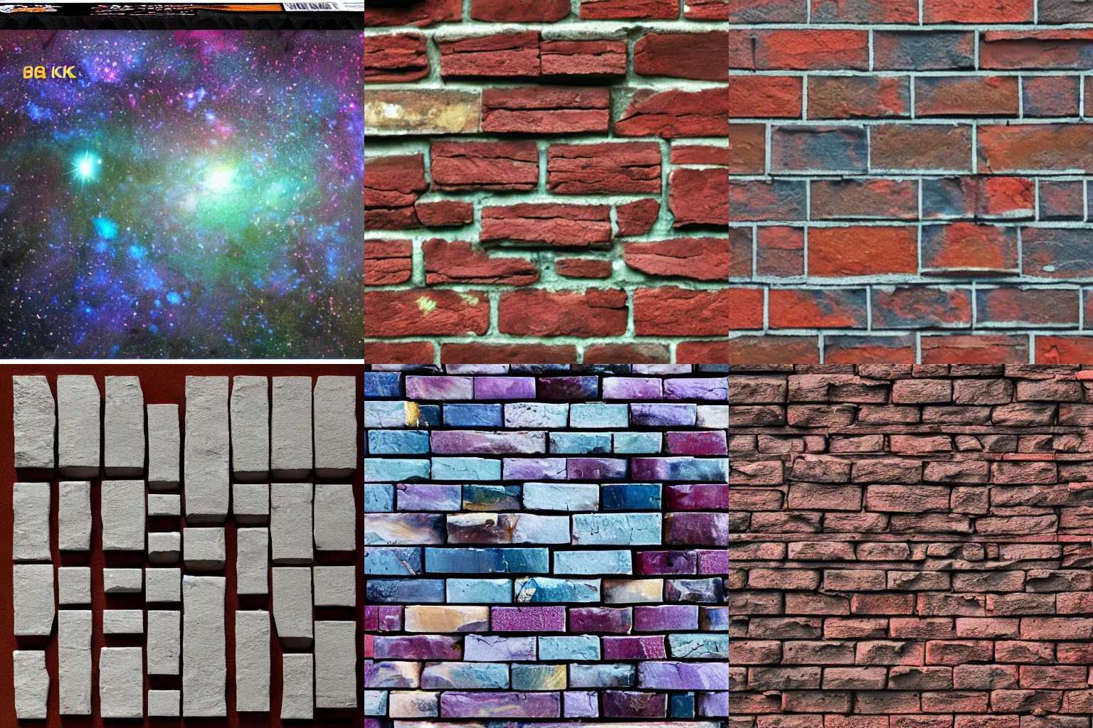 Prompt: a cosmic brick, 8k