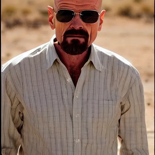 Image similar to gigachad walter white