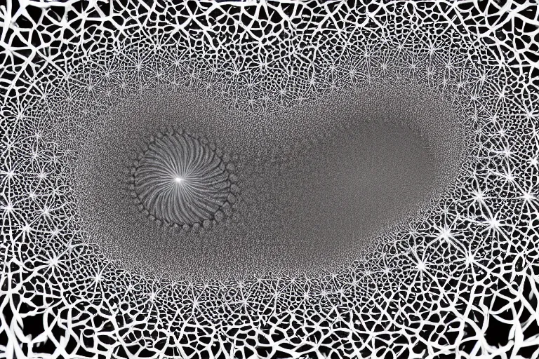 Image similar to a fractal within a fractal within a fractal within a fractal within a fractal