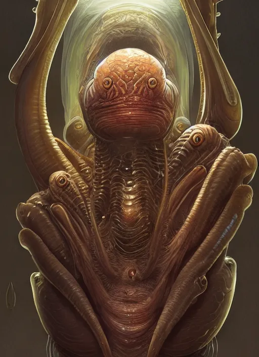 Prompt: elon musk!!! as slimy mollusk, anthropomorphic character, drool, concept art, intricate, elegant, highly detailed, digital painting, artstation, wallpaper, smooth, sharp focus, illustration, art by h. r. giger and artgerm and greg rutkowski and alphonse mucha