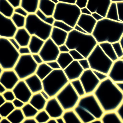 Image similar to macro image of carbon nanotubes forming structures, shallow DOF, reflective surfaces, studio lighting, chromatic aberration, high detail, scientific