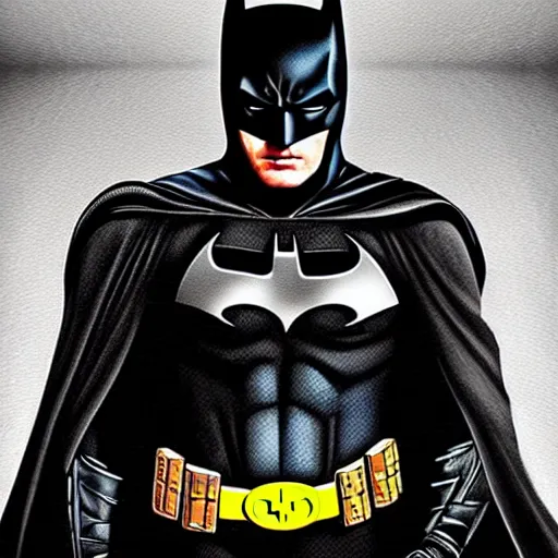 Image similar to jansen ackles as batman, hyper detailed masterpiece, digital art painting, hyper realism aesthetic