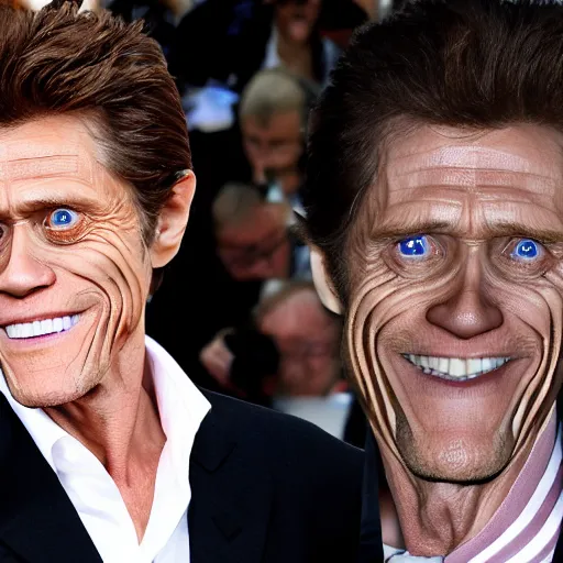 Prompt: a gotcha game s rank of willem dafoe