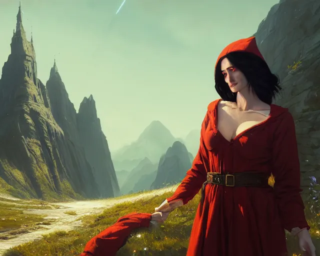 Image similar to highly detailed portrait of eva green as a bald elf mage, in gta v, stephen bliss, unreal engine, fantasy art by greg rutkowski, loish, rhads, ferdinand knab, makoto shinkai and lois van baarle, ilya kuvshinov, rossdraws, tom bagshaw, global illumination, radiant light, detailed and intricate environment