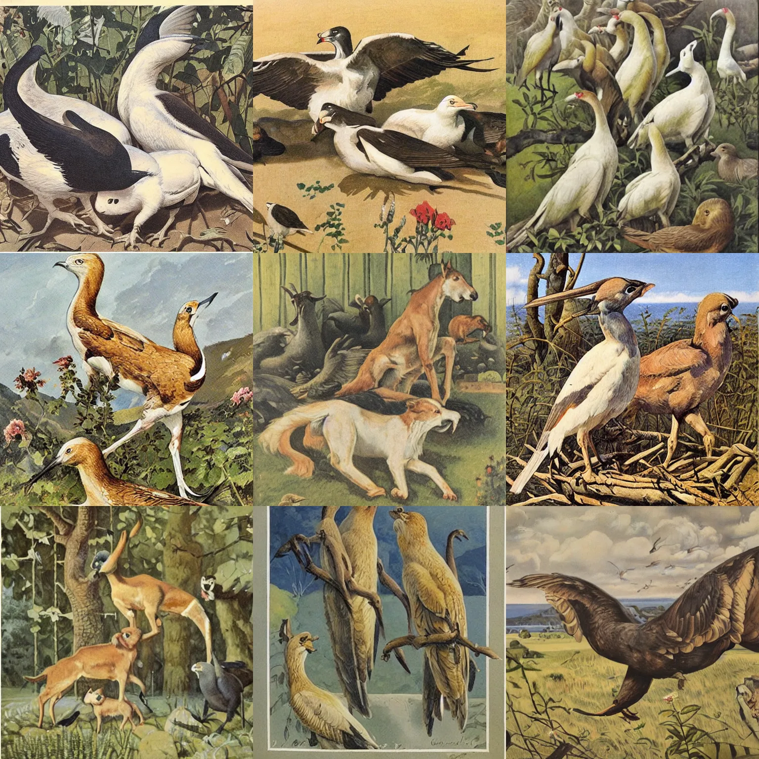 Prompt: artwork by charles tunnicliffe