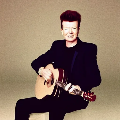 Image similar to rick astley