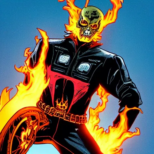 Prompt: ghost rider from marvel