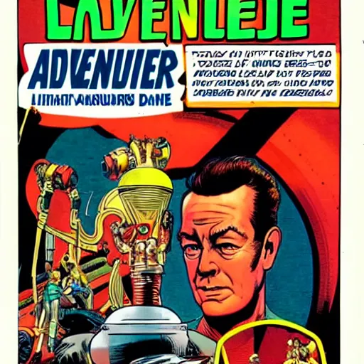 Image similar to adventures of dan dare