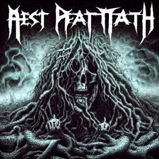Prompt: best death metal album cover ever