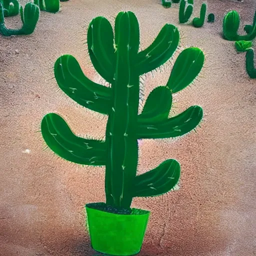 Image similar to cactus dancing all day