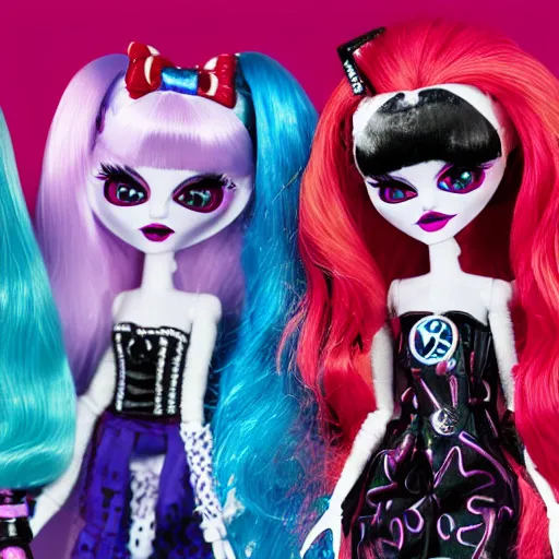 Prompt: monster high doll