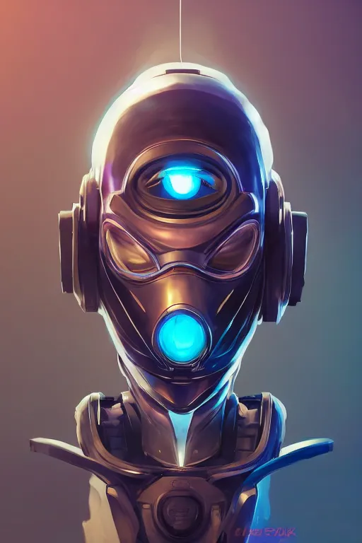 Image similar to epic mask helmet robot ninja portrait stylized as fornite style game design fanart by concept artist gervasio canda, behance hd by jesper ejsing, by rhads, makoto shinkai and lois van baarle, ilya kuvshinov, rossdraws global illumination radiating a glowing aura global illumination ray tracing hdr render in unreal engine 5