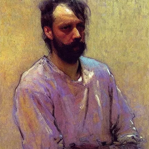 Prompt: chandler by ilya repin