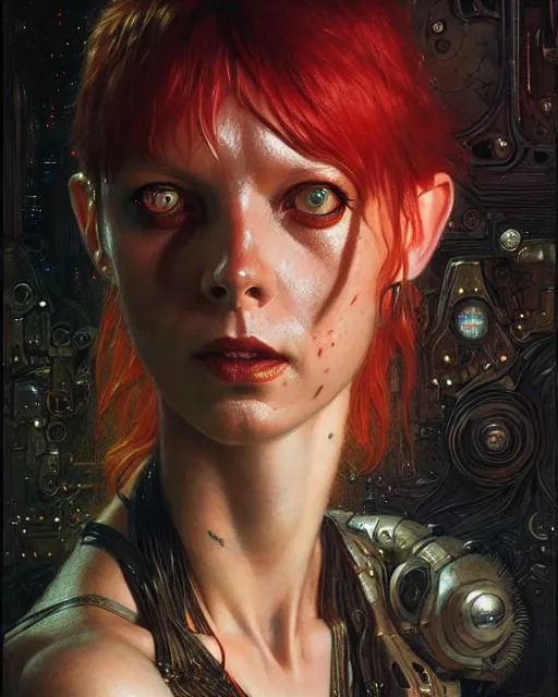 Image similar to a portrait of leeloo fantasy character portrait, ultra realistic, cinematic, concept art, wide angle, intricate details, hologram, highly detailed by greg rutkowski, aaron horkey, gaston bussiere, craig mullins, simon bisley, arthur rackham